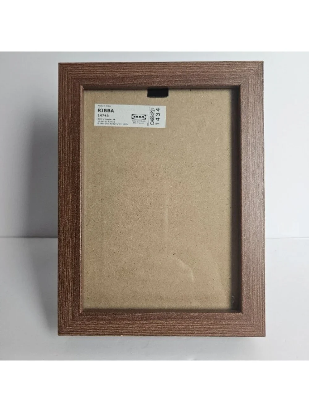 Picture Frame 5x7 Brown Wood Photo Frame IKEA RIBBA 6x8 Wall Tabletop Glass
